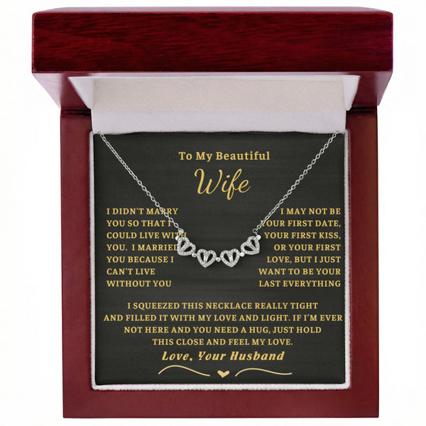 To My Beautiful Wife, just hold this close and feel my love - Magnetic Hearts