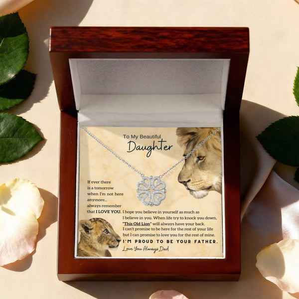 To My Beautiful Daughter, This Old Lion” will always have your back - Magnetic Hearts