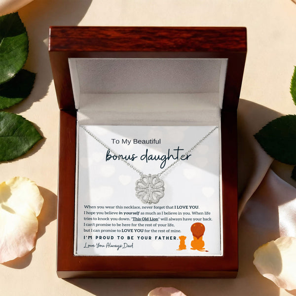 To My Bonus Daughter, I'm proud to be your Father - Magnetic Hearts