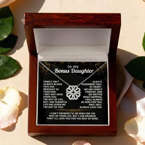 To My Bonus Daughter, I can promise to LOVE YOU for the rest of mine - Magnetic Hearts