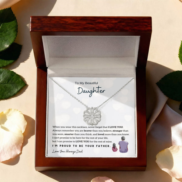 To My Beautiful Daughter, I can promise to LOVE YOU for the rest of mine - Magnetic Hearts