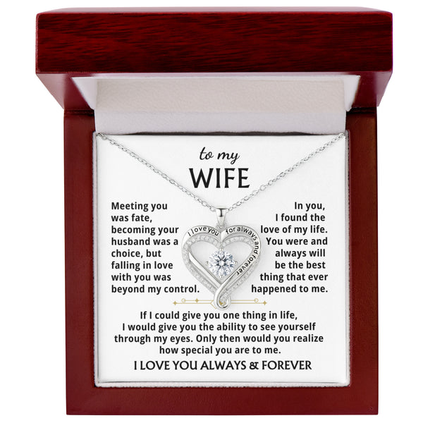 (Only a few left) TO MY WIFE, falling in love with you was beyond my control - Love You Always