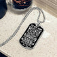 To My Son - Stay Strong - Dog Tag Necklace