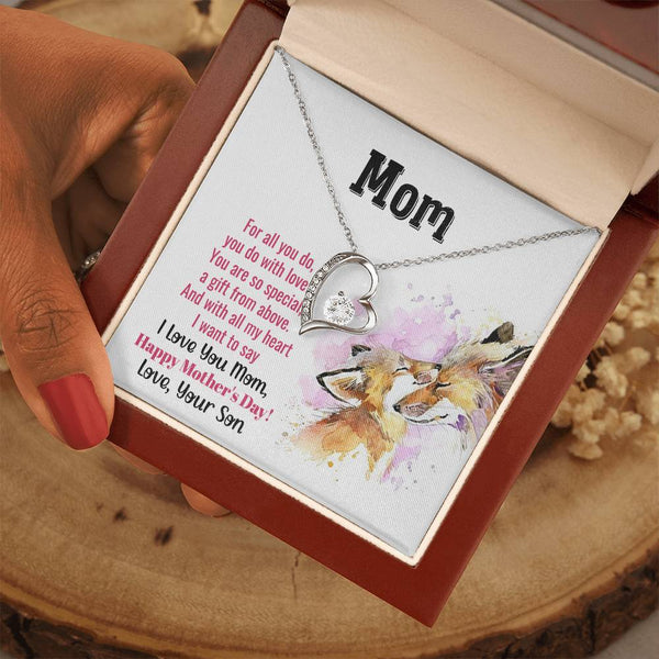 To My Mom - You Are So Special (Only a Few Left) - Forever Love Necklace
