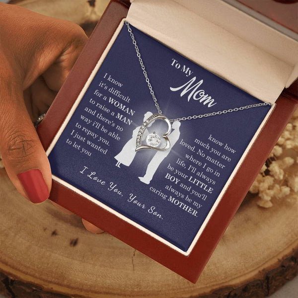 [Almost Sold Out] To My Mom - Loved Mother - Forever Love Necklace