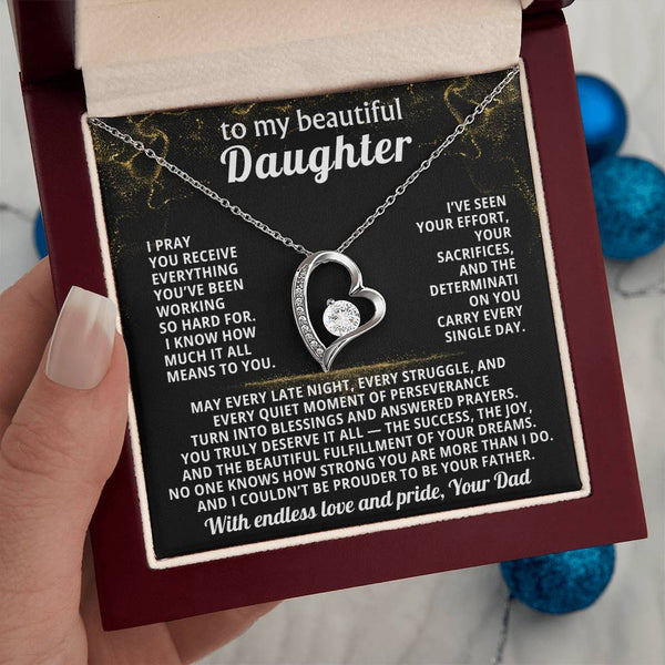 TO MY BEAUTIFUL DAUGHTER, I pray you receive everything you’ve been working so hard for