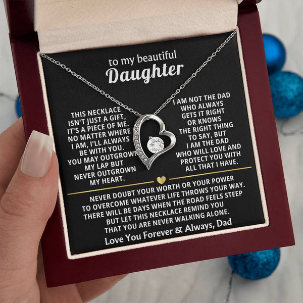 To My Beautiful Daughter - You may outgrown my lap but never outgrown my heart