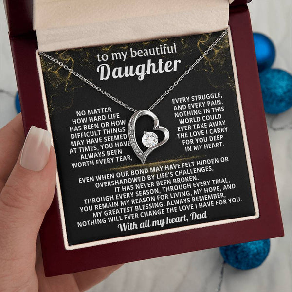 TO MY BEAUTIFUL DAUGHTER, you remain my reason for living, my hope