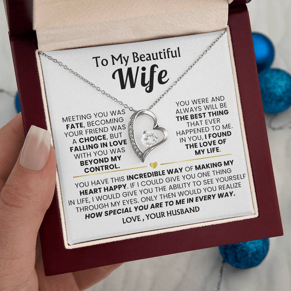 TO MY WIFE - Falling in love with you was beyond my control