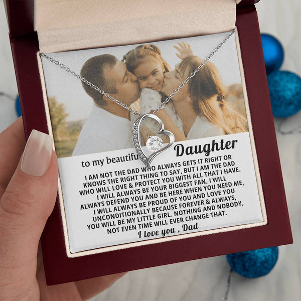 To My Beautiful Daughter,I will always be your biggest fan - my little girl - Personalized