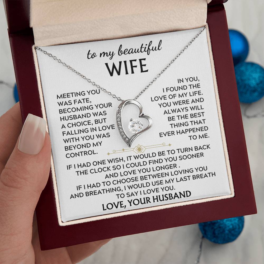 [Only a few left] TO MY BEAUTIFUL WIFE - I Just Want To Be Your Last Everything