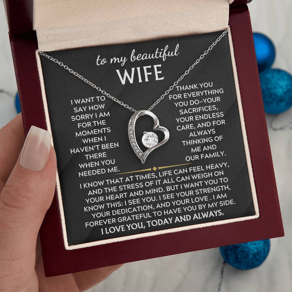 To My Beautiful Wife, Thank you for everything you do—your sacrifices ( Forever Love )