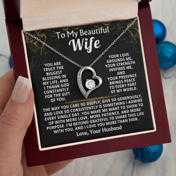 To My Beautiful Wife,  I thank God constantly for the gift of you