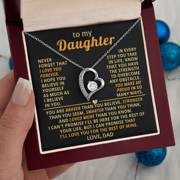 (Only a few left) TO MY DEAREST DAUGHTER - You are smart and capable of achieving anything - Forever Love