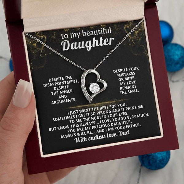 TO MY BEAUTIFUL DAUGHTER, I JUST WANT THE BEST FOR YOU