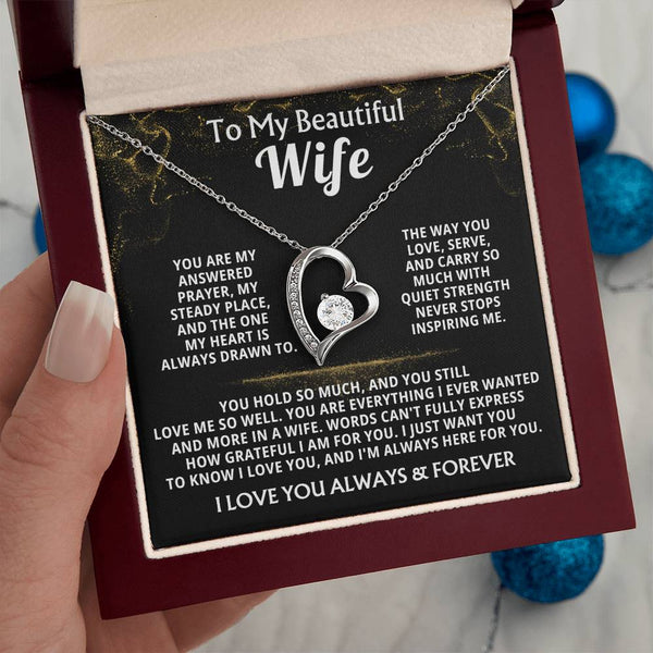 To My Beautiful Wife, You are my answered prayer ( Almost Gone )