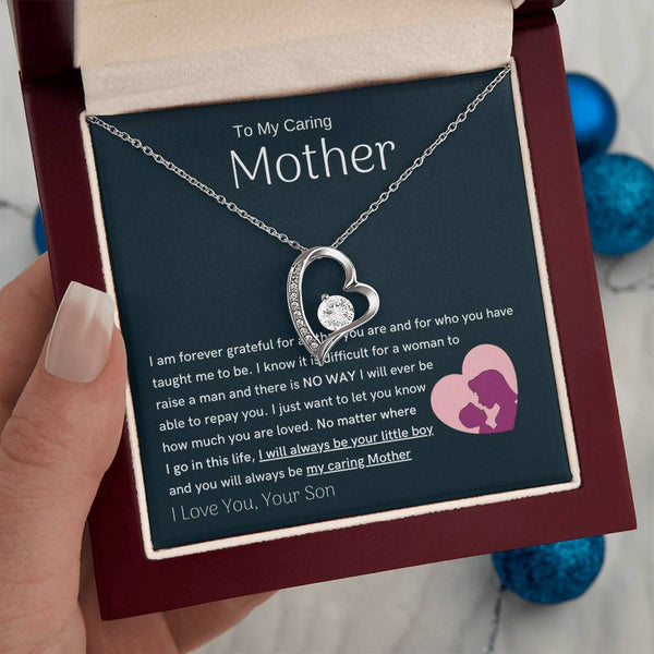To My Loving Mother - You are my sunshine, I will always be your little boy (Only a Few Left) - Forever Love Necklace