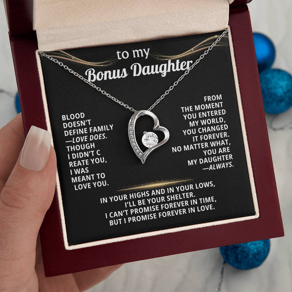To My Bonus Daughter, Blood doesn’t define family—love does