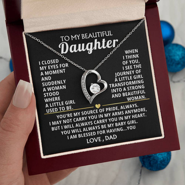(Only a few left) TO MY BEAUTIFUL DAUGHTER - Strong and beautiful woman