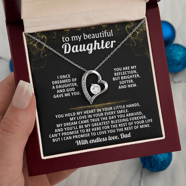 To my beautiful Daughter,  You hold my heart in your little hands