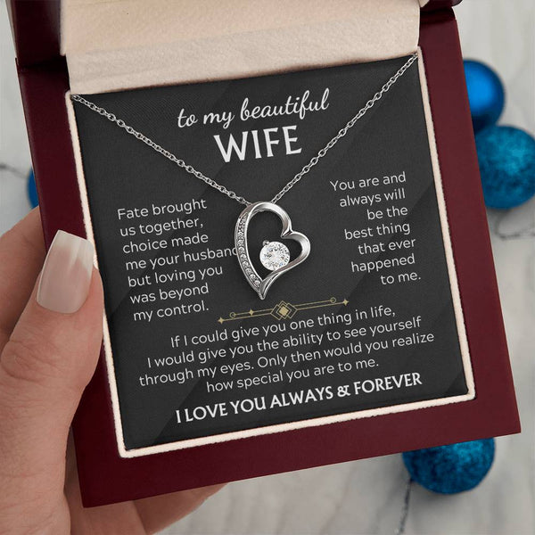 TO MY BEAUTIFUL WIFE - You realize how special you are to me