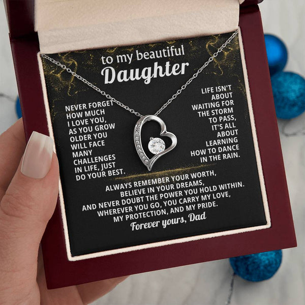 TO MY BEAUTIFUL DAUGHTER, Always remember your worth