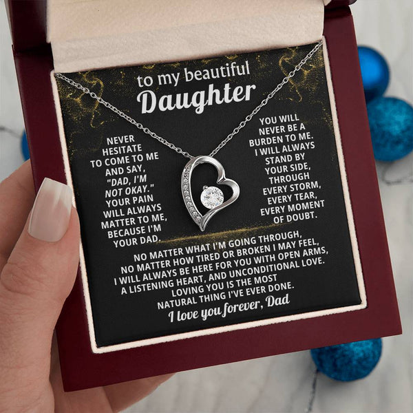 TO MY BEAUTIFUL DAUGHTER, I will always stand by your side, through every storm