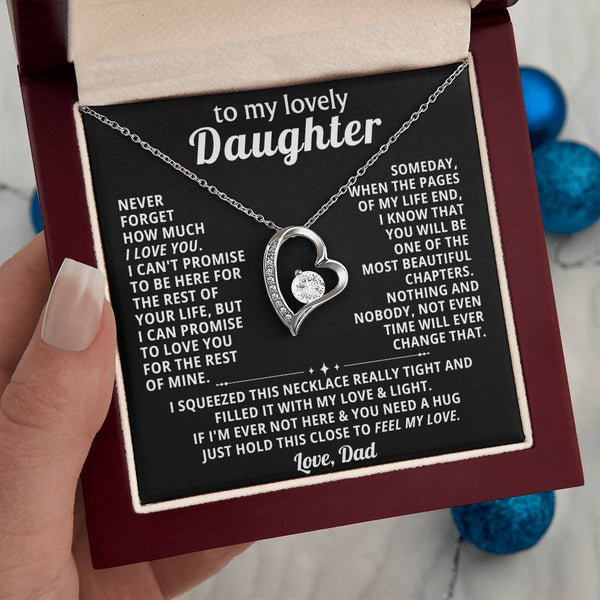 TO MY LOVELY DAUGHTER, NEVER FORGET HOW MUCH I LOVE YOU