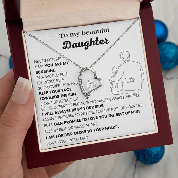 [Few left only] To My Beautiful Daughter, YOU ARE MY SUNSHINE - KEEP YOUR FACE TOWARDS THE SUN