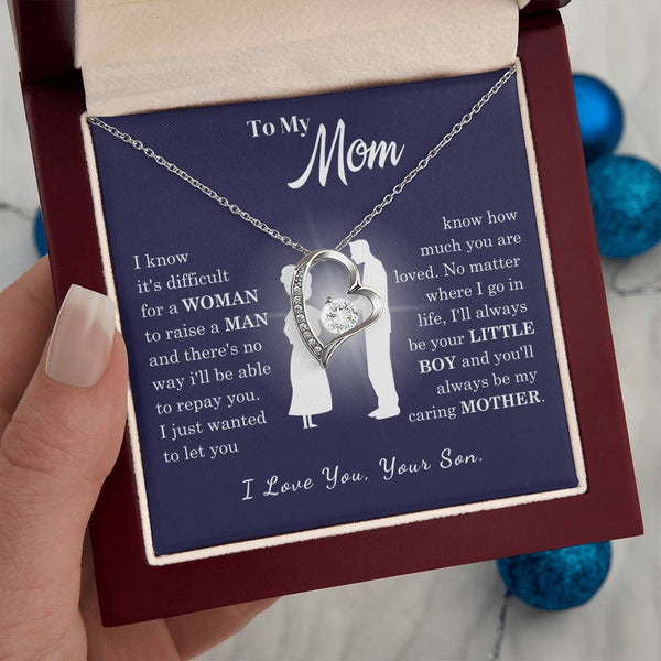 [Almost Sold Out] To My Mom - Loved Mother - Forever Love Necklace