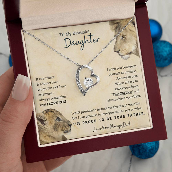 To My Beautiful Daughter - This Old Lion will always have your back [Only a few left]