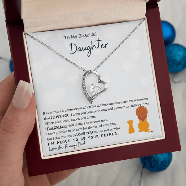 [Only a few left] To My Beautiful Daughter - Always remember that I LOVE YOU
