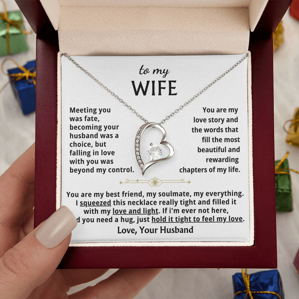 [ Forever Love ] To My Wife - When You Need A Hug , Hold This Close To Feel My Love