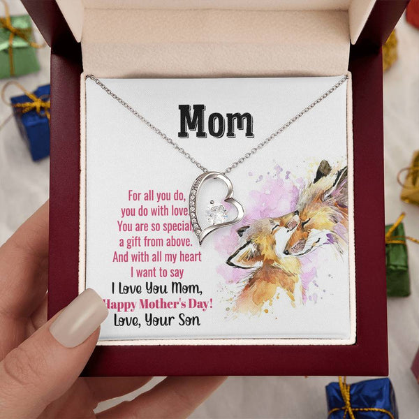 To My Mom - You Are So Special (Only a Few Left) - Forever Love Necklace
