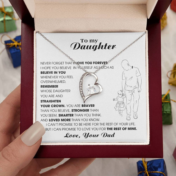 [Only a few left] To My Daughter, Never Forget That I Love You Forever