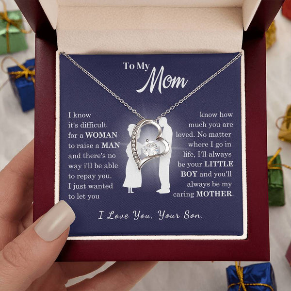 [Almost Sold Out] To My Mom - Loved Mother - Forever Love Necklace