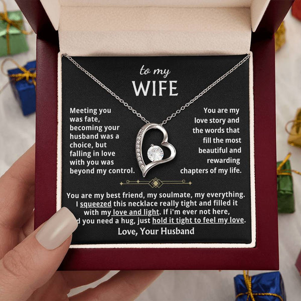 [Few left only] To My Wife - When You Need A Hug , Hold This Close To Feel My Love