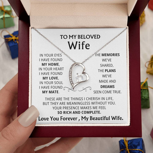[Few left only] To My Beloved Wife, Your presence makes me feel so rich and complete