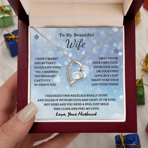Christmas Gift For Her , To My Wife , Anniversary Gift , Gifts for women , Necklace