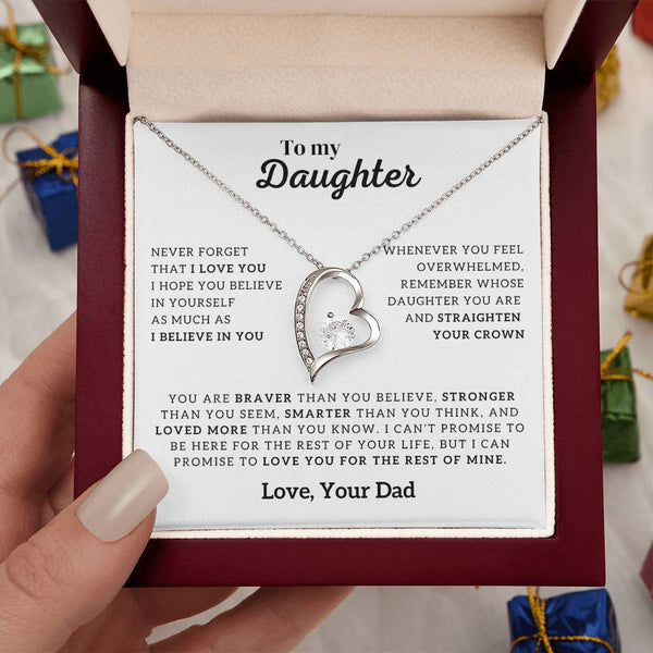 To My Daughter, Never Forget That I Love You