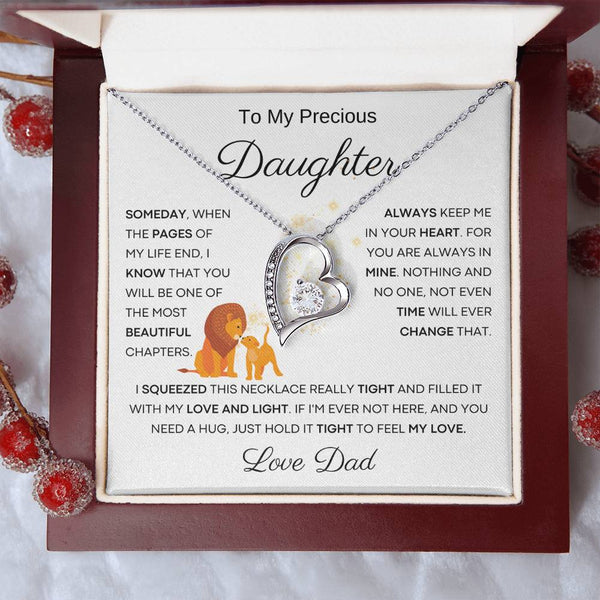 [ Few left only ] To My Precious Daughter From Dad - The Most Beautiful Chapters - Lion White