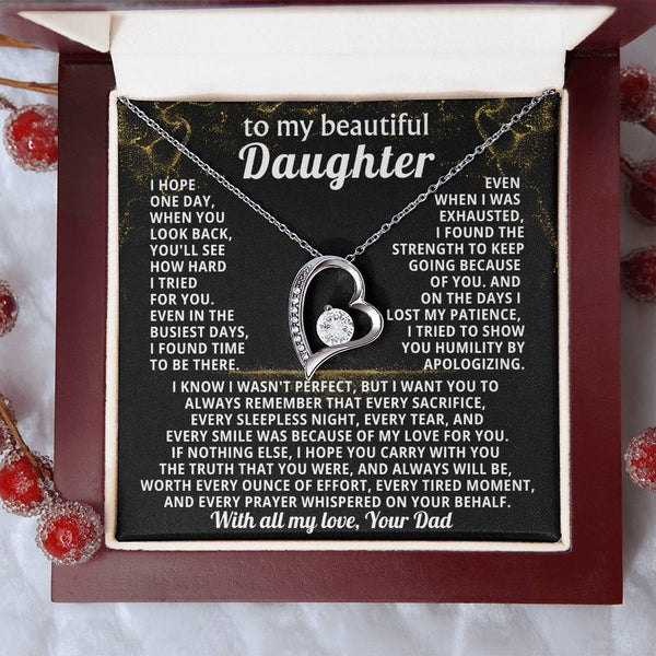 TO MY BEAUTIFUL DAUGHTER, I tried to show you humility by apologizing