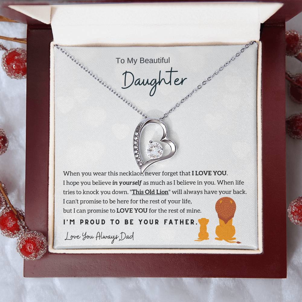 (Almost Sold Out) To My Beautiful Daughter, I'm Proud To Be Your Father (Personalize)