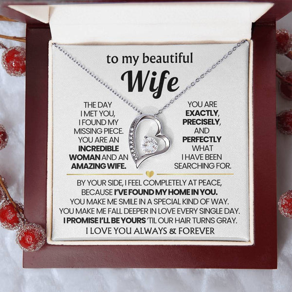 To My Beautiful Wife - I found my missing piece