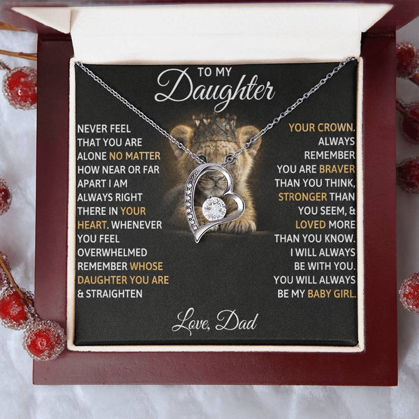To My Beautiful Daughter, I AM ALWAYS RIGHT THERE IN YOUR HEART