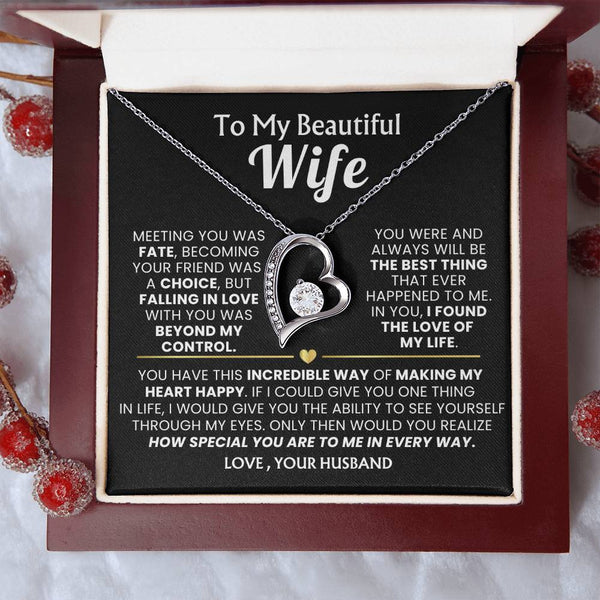 (Only a few left) TO MY WIFE - Falling in love with you was beyond my control