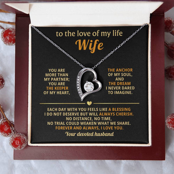 To the love of my life - Wife,  you are the keeper of my heart ( Almost Gone )