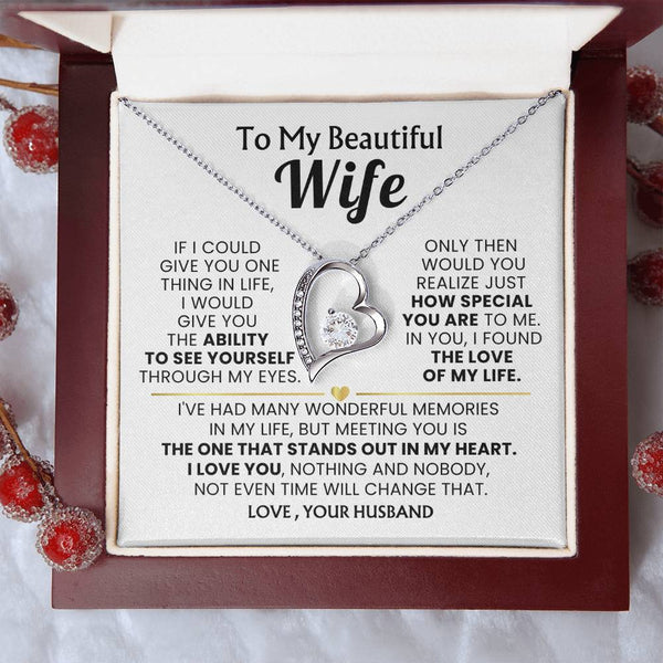 TO MY BEAUTIFUL WIFE - MEETING YOU IS THE ONE THAT STANDS OUT IN MY HEART