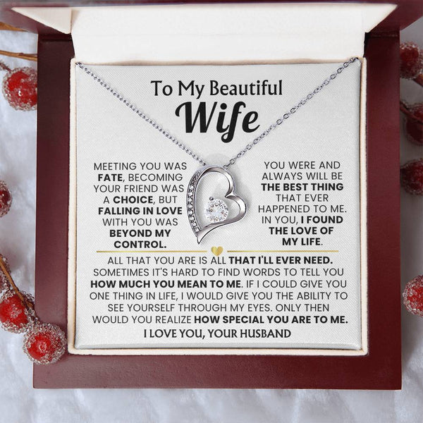 TO MY WIFE - Hard to find words to tell you how much you mean to me