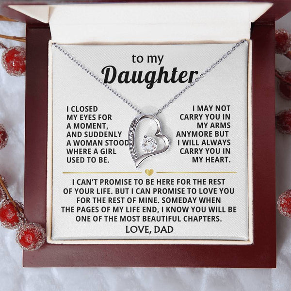 To My Daughter - always carry you in my heart